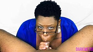 i'm the natural ebony bbw with an open mouth policy for sloppy sucking and facial cumshot