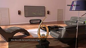 Alex Watching Jena Bathing In Indian Shower Scene