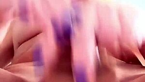 Mature lady gets naughty with big tits during work break! 😜