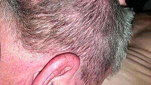 I watch my partner sucking cocks so good, it's amazing.