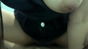 Big Butt Amateur Girl Rides Cock POV