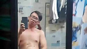 vietnamese gay top with tattoos sucks big monster cock bareback 😏