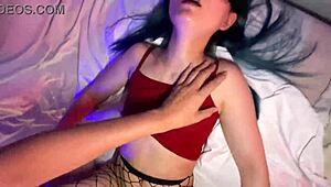 Asian Girl Takes Monster Cock