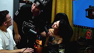 O Ruan Kisses Natasha Naturista Hard by the Sea While Husband Watches.