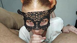 Princess gives epic deepthroat on big cock POV. Face covered in hot sperm 4K UHD!