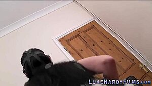 Fingering Costumed Brits In Group Play