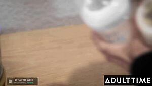 Big natural tits and pregnant Asian gets hardcore creampie