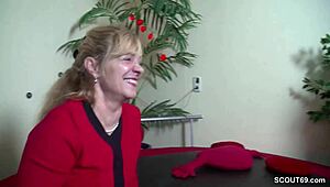 real german couple participates in a female porn casting interview