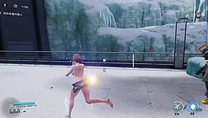 塵白禁域 - 晴 Haru Naked Solo Main Quest Side Story Level - Snowy Danger Path