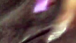 a woman with a wet pussy experiences intense squirting during play