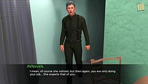 Dusklight Manor 142: Redhead MILF with Big Tits Fucked Missionary by Monster Cock in Hentai Game