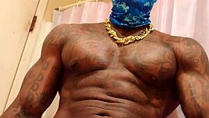 Big Black Hairy Dick Worships Hallelujah Johnson's Daddy