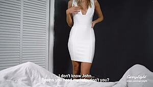 i caught my stepson jerking off and helped him cum fast with grinding and rubbing carrylightmilf