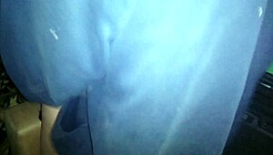 I pull her thong aside and fuck her on the kitchen couch