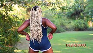 curvy babe shakes ass with monster cock