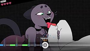 hey, check out this virgin newbie banging in beat banger game!