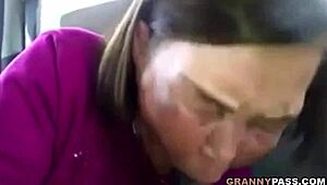 Ever seen an Asian granny handle a big black cock in a car?