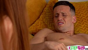 Euro teen stepsister lya cutie awakens her stepbrother with intense horniness and hardcore fucking