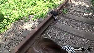 Wow, exquisite Czech girl seduced and screwed in POV! 😍