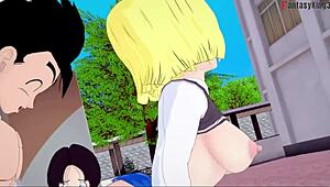 android 21 transformed in sheer dragon ball fantasy