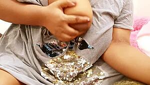 brother's wife showing big boobs to me