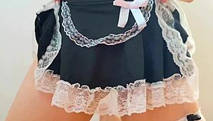 Maid's Tempting Solo Moments