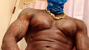 Big Black Hairy Dick Worships Hallelujah Johnson's Daddy