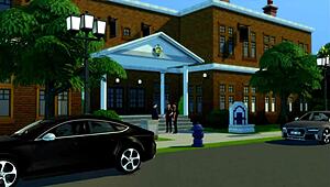 sims 4 po-leece academy parody