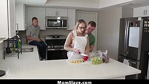 Stepmom forces stepson to drop his No Nut November challenge with deepthroat. I'm so sorry, I couldn't resist - Momslave!