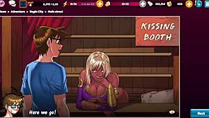 Harem heroes at Bunny’s house 2 in an anime hentai game