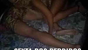 Amateur masturbation leads to orgasm with monster cock for neighbor's pleasure