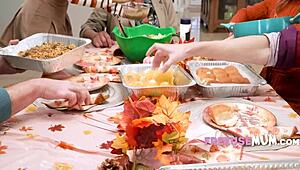 family dinner turns wild with free use fucking by crystal clark and natalie brooks