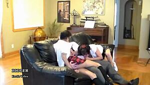 Teacher Nails Two Students