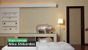 beautiful nika shikardos gets a sensual massage