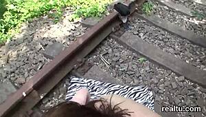 Wow, exquisite Czech girl seduced and screwed in POV! 😍