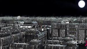 sexy ebony gets fucked by sci-fi soldier in cell