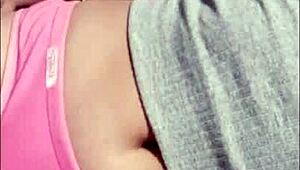 Horny Cousin Records Masturbation And Sends It