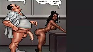 Brutal Fucking! Big Dick Politician Pounds Protester Hard!