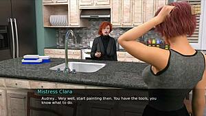 Dusklight Manor 142: Redhead MILF with Big Tits Fucked Missionary by Monster Cock in Hentai Game