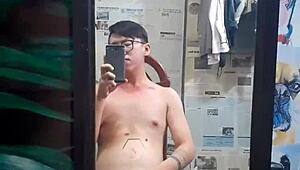 vietnamese gay top with tattoos sucks big monster cock bareback 😏