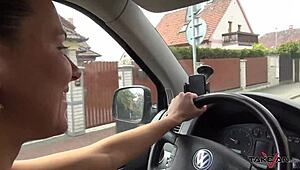 Mea Melone hunts next victim for public car fucking