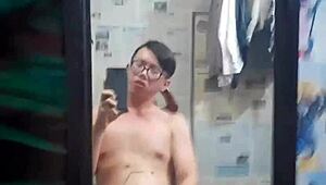 vietnamese gay top with tattoos sucks big monster cock bareback 😏