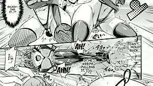 Latina anime hentai girl with big ass enjoys intense sex scenes