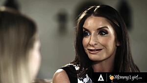 I, the pastor's sinful wife Silvia Saige, roughly scissored naive petite Christian Coco Lovelock's pussy. Muff diving her fingering.