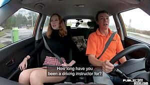 british ginger publicly rides driving instructor after bj