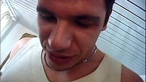 francesca with big clit teams up with two guys in steamy scene