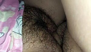 Raw banging under sheets with my hot Latina hermanastra