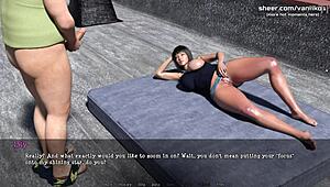 Cheating wife fucks fat boy neighbor in Lily of the Valley part 24