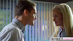 Babes - office obsession - the long goodbye starring cayla lyons clip