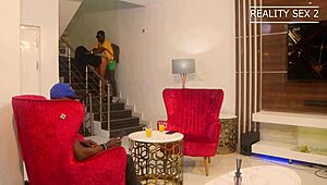 African Wife Squirts on Big Black Cock!